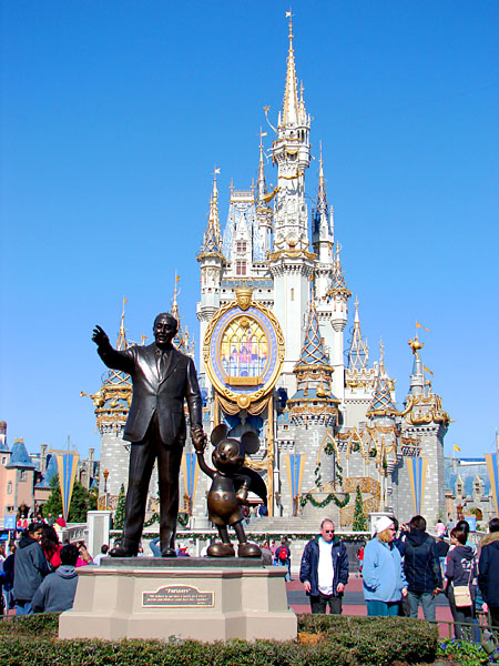Cinderella's Castle and the Walt Disney/Mickey Mouse 
